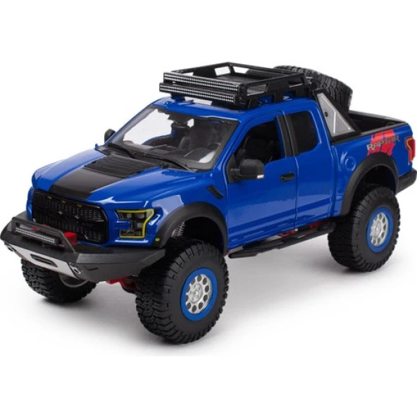 Maisto 1/24 2017 Model Ford F-150 Raptor Mavi Model Araba