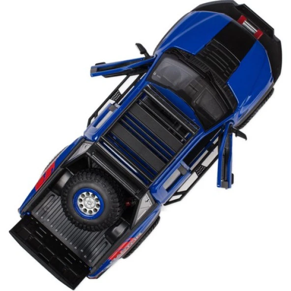 Maisto 1/24 2017 Model Ford F-150 Raptor Mavi Model Araba - 3