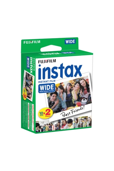 Fuji Instax Wide 210 Ve Wide 300 Için 20 Pozluk Film