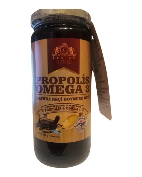 Lexton Propolis Omega 3 Katkılı Keçi Boynuzu Özü 640 Gr 8680713311222