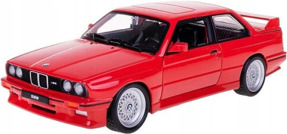 Bburago 1988 BMW 3 Series M3 1/24 Kırmızı Model Araba