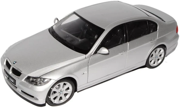 Welly BMW 330i Gri 1:24 Model Araba