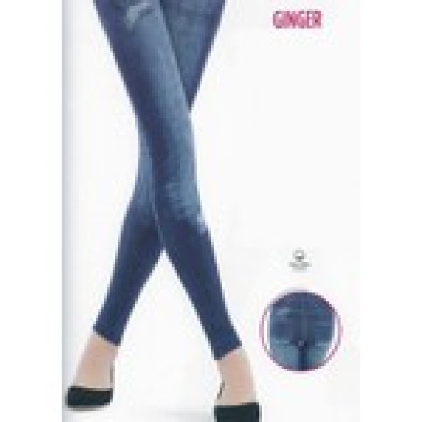 Penti Ginger Kot Görünümlü Pantalon Tayt Lacivert S/M 1/2