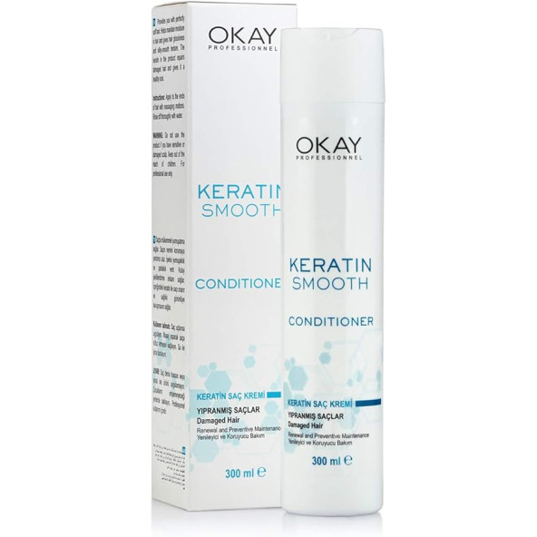 Okay Keratin Smooth Saç Kremi 300 Ml. ürün görseli 1