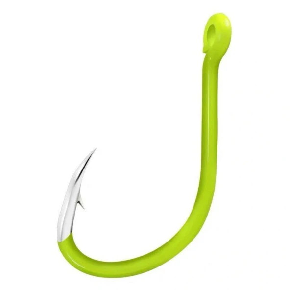 Valkyrie 300 Adet Floresan Sarısı 8-13 Boy Paslanmaz Karbon Çelik Balık Olta Kanca Zoka Seti - Güçlendirilmiş Tasarım - Norveç İğnesi - 5