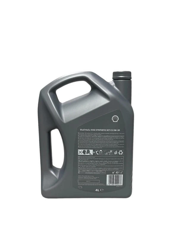 Shell Helix Hx8 Ect C3 5W-30 Sentetik Motor Yağı 4 Litre - Resim 3