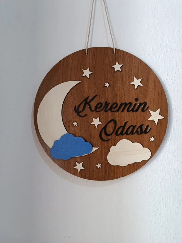 Kişiye Özel Çocuk Odası Kapı Süsü - 2