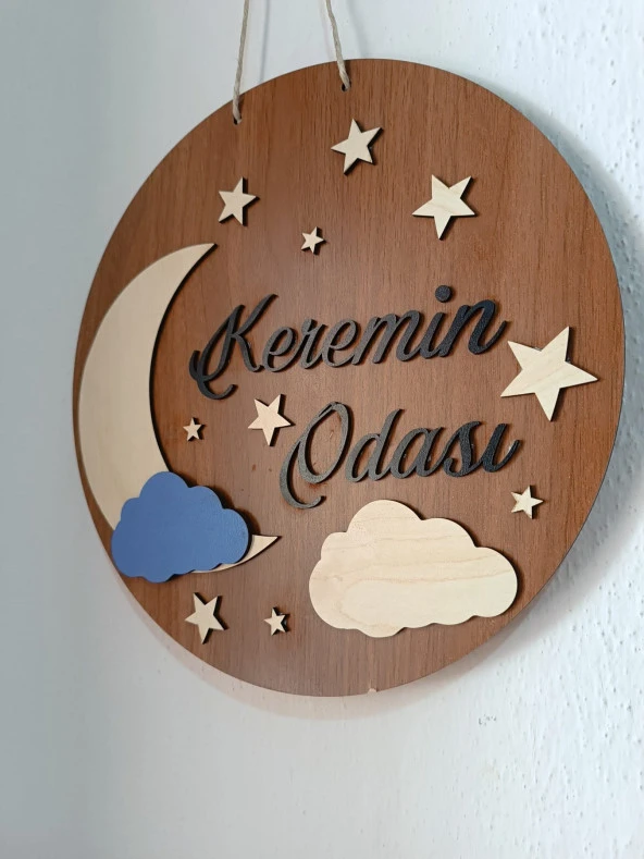 Kişiye Özel Çocuk Odası Kapı Süsü - 4