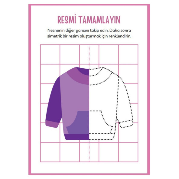 Çocuklar İçin Simetri Eğitim Kitabı (Simetri Öğreten Kitap) - 5