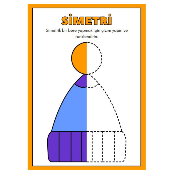 Çocuklar İçin Simetri Eğitim Kitabı (Simetri Öğreten Kitap) - 6