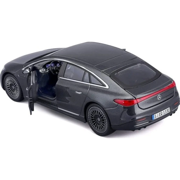 Maisto 1/27 Eqs By Mercedes-Eq - Gri Model Araba - Resim 3
