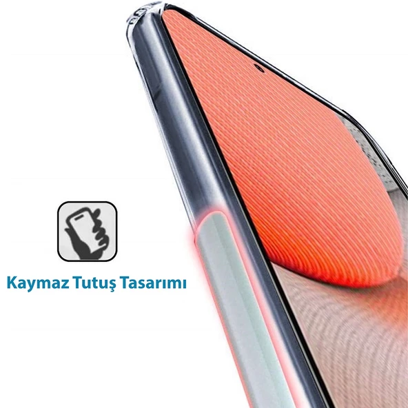 Samsung Galaxy A05 Kılıf Kamera Korumalı Silikon Şeffaf Arka Kapak - 3