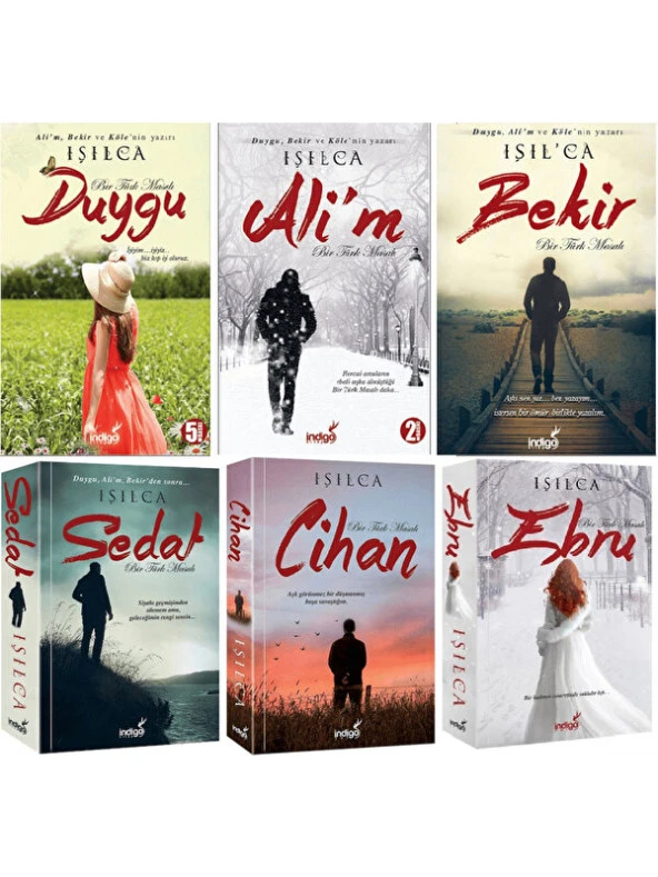 Bir Türk Masalı Serisi 6 Kitap Set Işılca (Duygu, Alim, Bekir, Sedat, Cihan, Ebru)