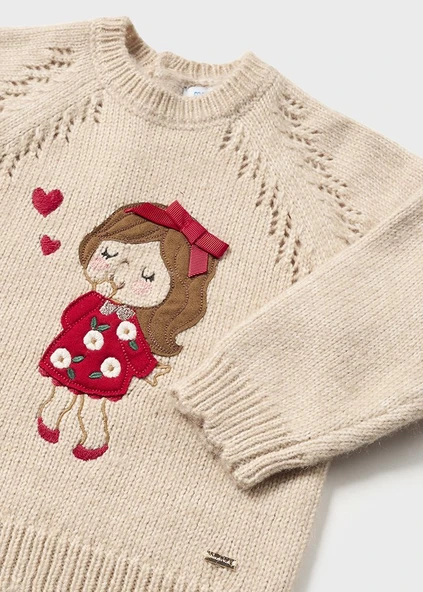 Mayoral Pudra Bebek Örme Kazak - 4