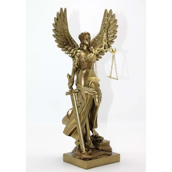 himarry Polyester Kanatlı Adalet Biblosu Dekoratif Hediyelik - Resim 2