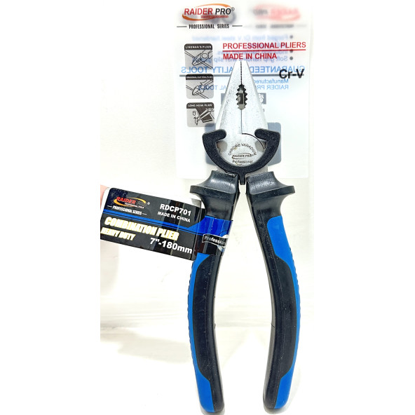 Raider Pro Pense 180 MM 7" inç Krom Vanadyum Profesyonel