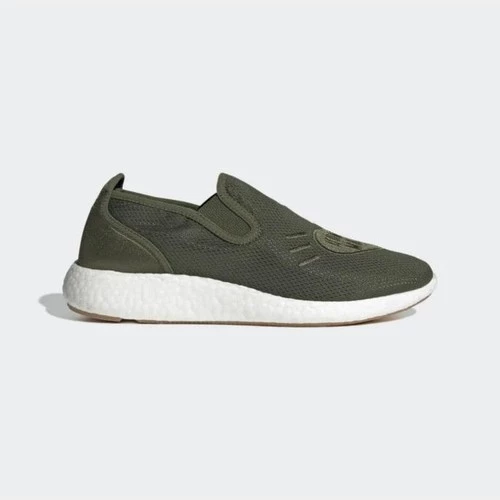 Adidas Human Made Boost Pure Slip-On Günlük Spor Erkek Ayakkabı Yeşil - 2