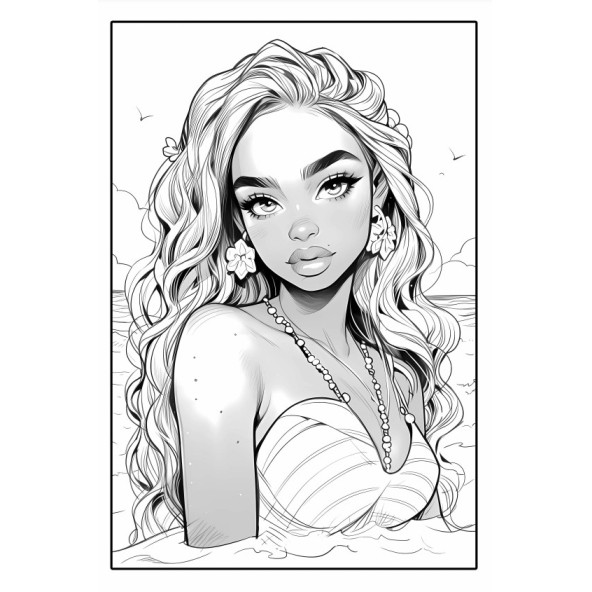 Gençler İçin Anime Boyama Kitabı (64 Tam Sayfa Boyama) - 5