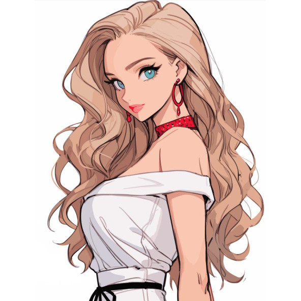 Barbie Anime Bebek Gri Tonlamalı Boyama Kitabı (100 Tam Sayfa) - 2