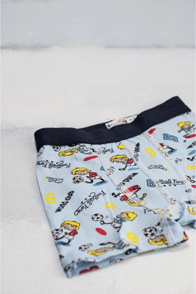 Erkek Çocuk Boxer Desenli - 10