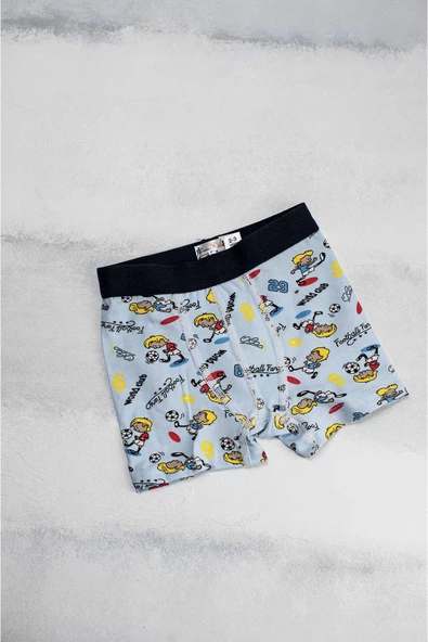 Erkek Çocuk Boxer Desenli - 9