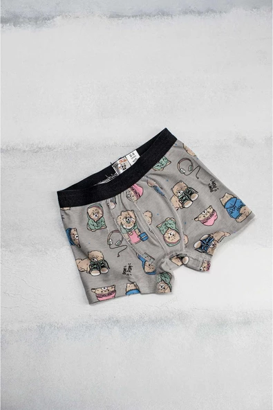 Erkek Çocuk Boxer Desenli - 7