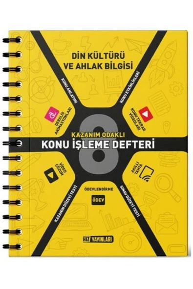 2024 Hız Yayınları 8.Sınıf Din Kültürü Etkinlik Defteri