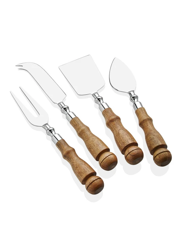 The Mia Woody Peynir Servis Takımı 4 Parça ürün görseli