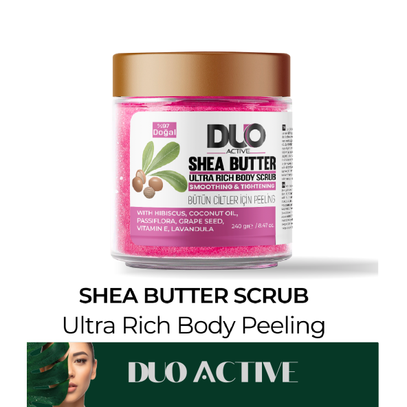 Shea Butter Ultra Rich Body Scrub Vücut Peeling