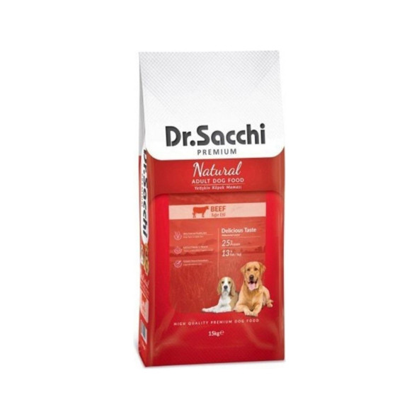 Dr. Sacchi Sığır Etli Yetişkin Köpek Maması 15 kg
