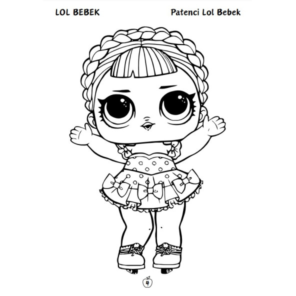 LOL Bebek Boyama Kitap Seti (80 Süper Boyama Kalem Hediyeli) - 2