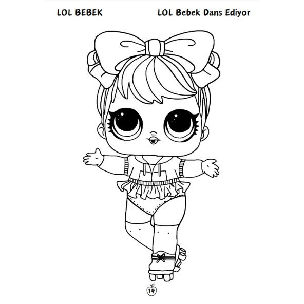 LOL Bebek Boyama Kitap Seti (80 Süper Boyama Kalem Hediyeli) - 3