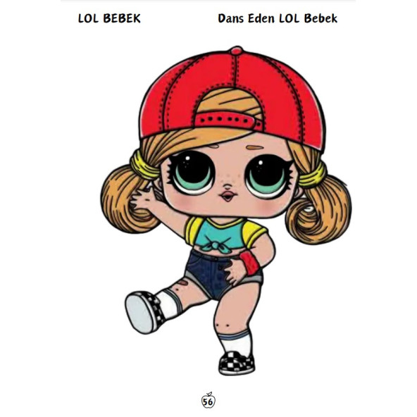 LOL Bebek Boyama Kitap Seti (80 Süper Boyama Kalem Hediyeli) - 8