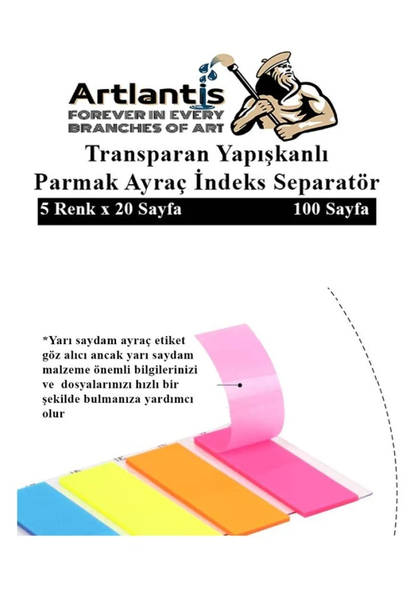 Gökçen Efe İsmail Bilgin 92 Sayfa Karton Kapak 1 Adet Fosforlu Transparan Kitap Ayraç 1 Paket - 3