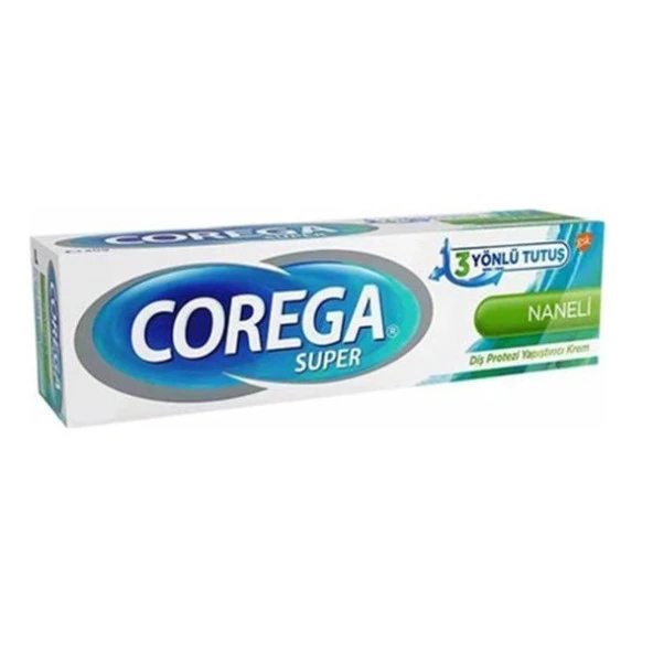 Corega Super Diş Protezi Yapıştırıcı Krem 40gr Naneli