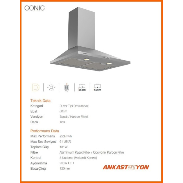 Silverline İnox Ankastre Set BO6501X01-AS5631X01-2240 CONİC İNOX - 2