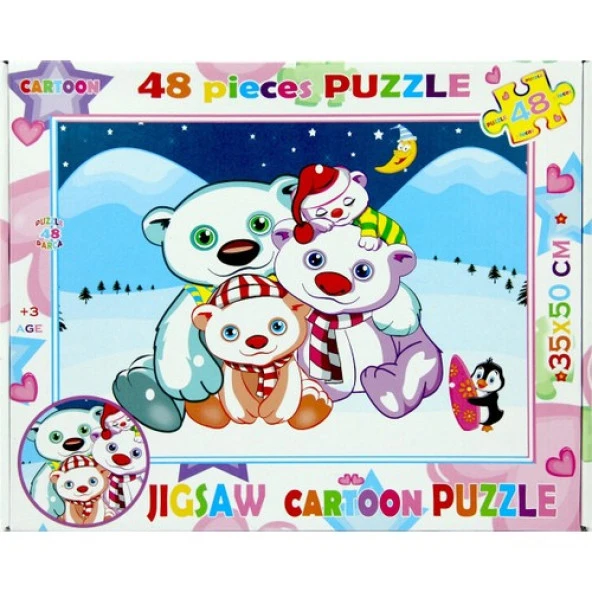 Jigsav Cartoon Puzzle 48 Parça