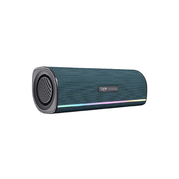 LinkTech R127 Premium IPX5 RGB Bluetooth Hoparlör Mavi