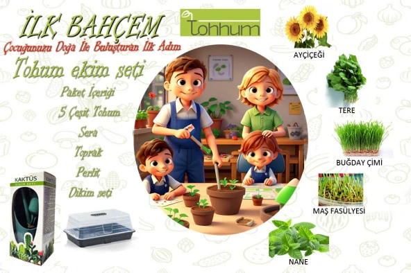 İlk Bahçem Tohum Ekim Seti