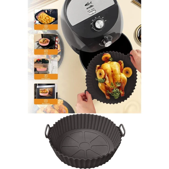 Kardelen Airfryer Silikon Pişirme Kabı