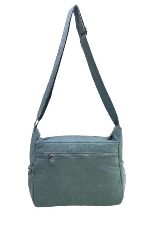 Kadın Postacı Çanta Çok Cepli Hafif Klinkır Kumaş Çapraz Askılı Omuz Çantası 30*25 Cm - Resim 6