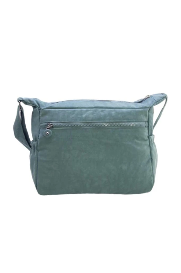 Kadın Postacı Çanta Çok Cepli Hafif Klinkır Kumaş Çapraz Askılı Omuz Çantası 30*25 Cm - Resim 10