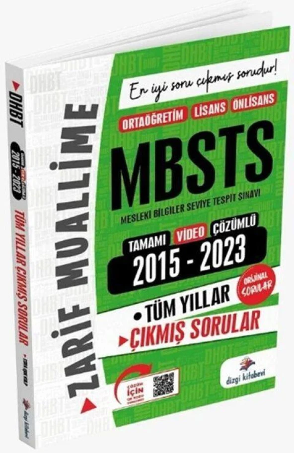 MBSTS Çıkmış Sorular Tamamı Video Çözümlü Dizgi Kitap