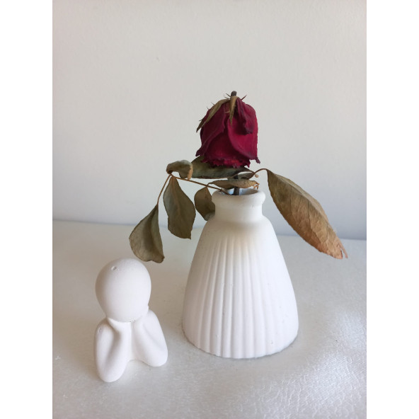 PAMPAS VAZOSU BEYAZ - 4