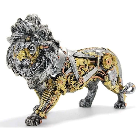 Polyester Aslan Figürü Biblo - Resim 2