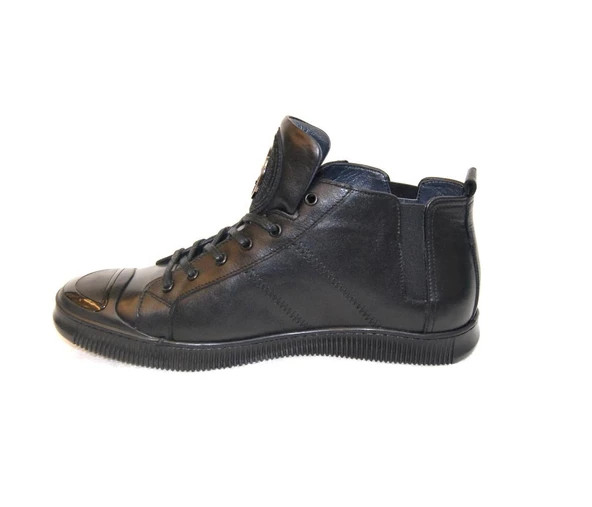 Erkek 3353 Hakiki Deri Siyah Yeni Sezon Bot 3353 - 3