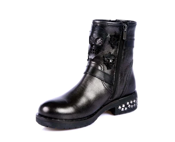 Venüs Kadın 1849503 Hakiki Deri Yeni Sezon Platin Bot1849503k - 4