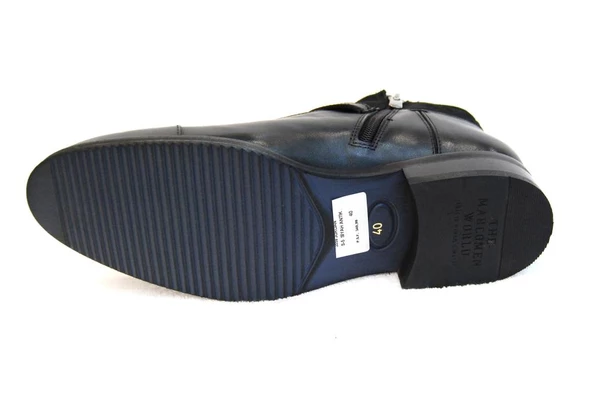 Marcomen Erkek Hakiki Deri Siyah Jurdan Bot 3559 - 5