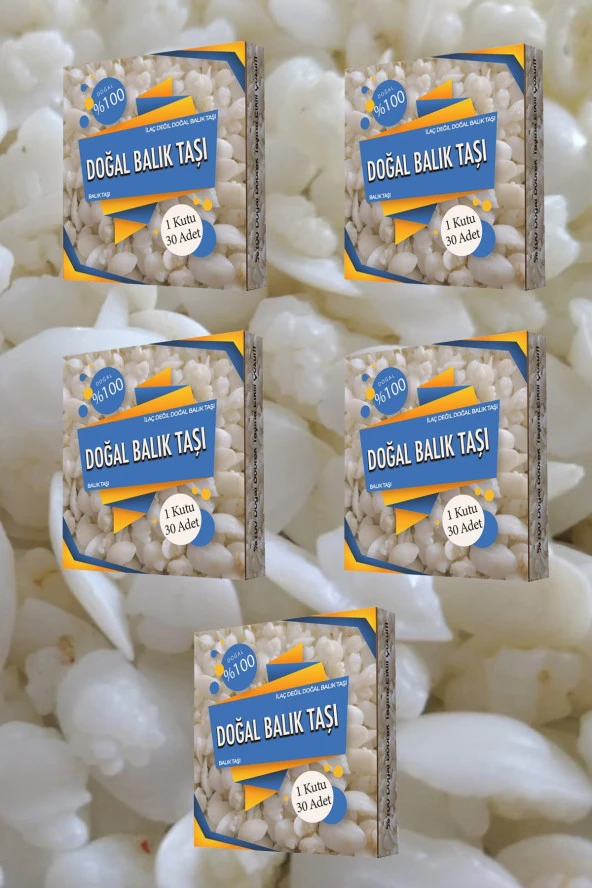 Doğal Balık Taşı 150 Adet 5 Kutu 5 Set - Resim 2