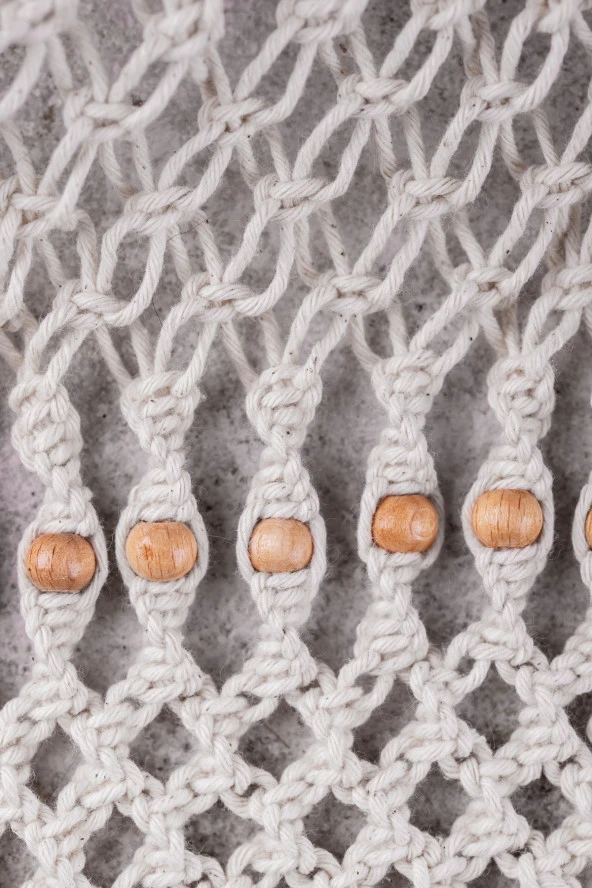 Taranan Makrome İpi Tek Büküm Taranabilir 3 mm ip Pamuk Makrome ipleri 1 kg (4X250 gr) - Resim 2